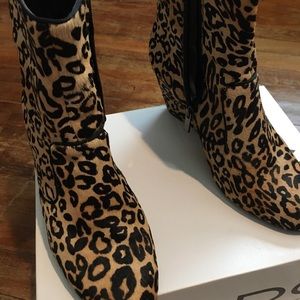 Aldo cheetah booties with comfortable 3inch heel!